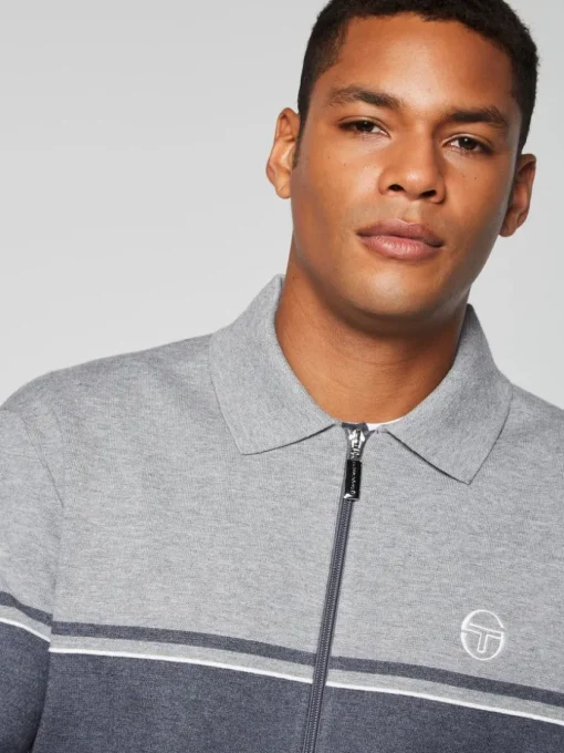 Jackets|Sergio Tacchini Nostra Track Jacket- Dark Grey/ Melange