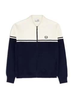 Knitwear|Sergio Tacchini Nostra Track Jacket- Maritime Blue