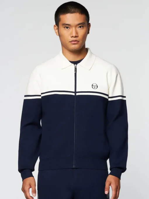 Jackets|Sergio Tacchini Nostra Track Jacket- Maritime Blue