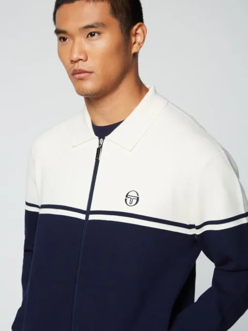 Jackets|Sergio Tacchini Nostra Track Jacket- Maritime Blue