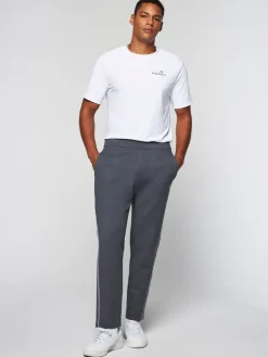 Knitwear|Sergio Tacchini Nostra Track Pant- Dark Grey/ Melange