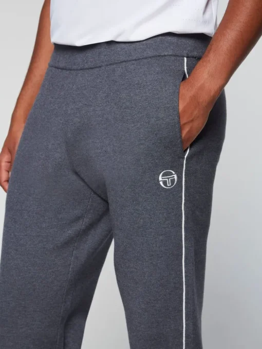 Knitwear|Sergio Tacchini Nostra Track Pant- Dark Grey/ Melange
