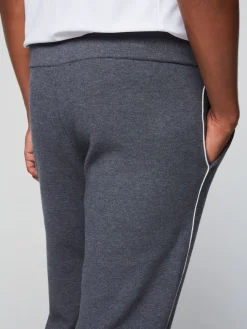 Knitwear|Sergio Tacchini Nostra Track Pant- Dark Grey/ Melange