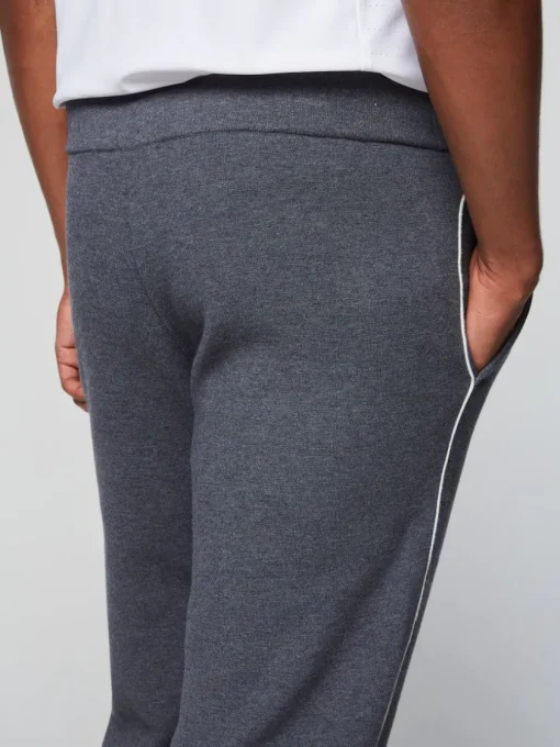 Knitwear|Sergio Tacchini Nostra Track Pant- Dark Grey/ Melange