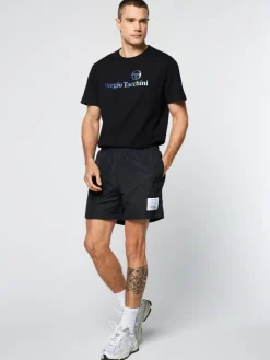 For The Court|Sergio Tacchini Onda Short- Black Beauty