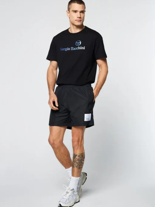 For The Court|Sergio Tacchini Onda Short- Black Beauty