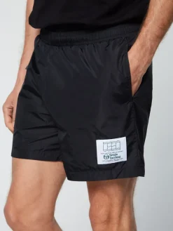 For The Court|Sergio Tacchini Onda Short- Black Beauty
