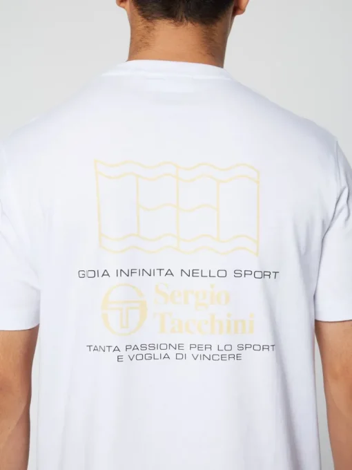 T-Shirts|Sergio Tacchini Onda T-Shirt- Golden Haze