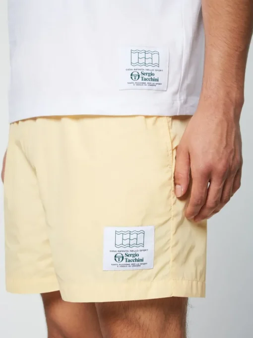 T-Shirts|Sergio Tacchini Onda T-Shirt- Golden Haze