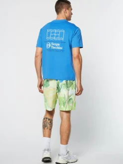 T-Shirts|Sergio Tacchini Onda T-Shirt- Palace Blue