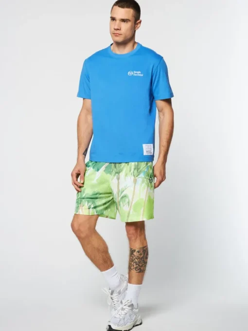 T-Shirts|Sergio Tacchini Onda T-Shirt- Palace Blue
