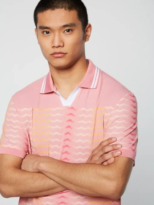 Polos|Sergio Tacchini Ondulato Polo- Wild Rose