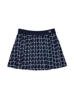 For The Court|Sergio Tacchini Orazio Printed Skort- Maritime Blue
