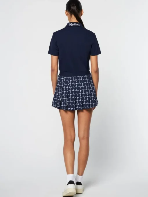 For The Court|Sergio Tacchini Orazio Printed Skort- Maritime Blue
