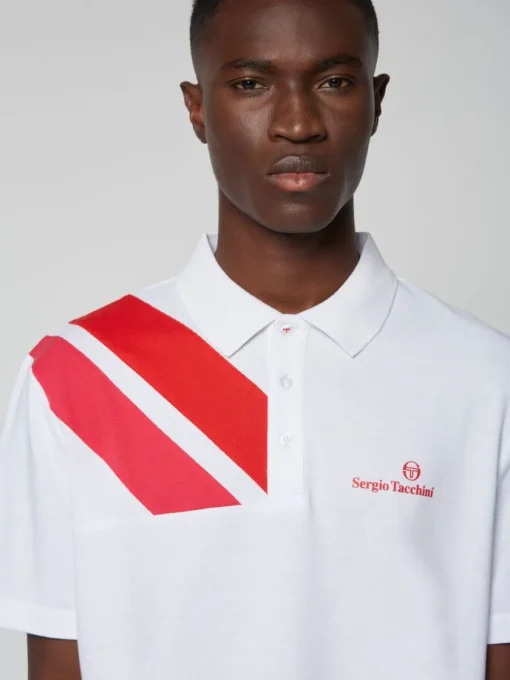 Polos|Sergio Tacchini Ortica Tennis Polo- White
