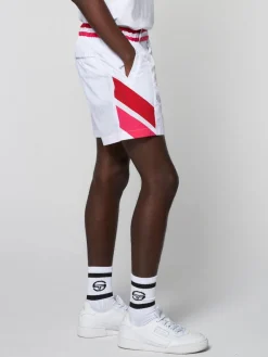 For The Court|Sergio Tacchini Ortica Tennis Short- White