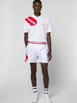 For The Court|Sergio Tacchini Ortica Tennis Short- White