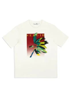 View All|Sergio Tacchini Palma T-Shirt- Gardenia
