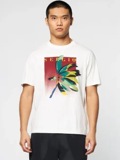 View All|Sergio Tacchini Palma T-Shirt- Gardenia