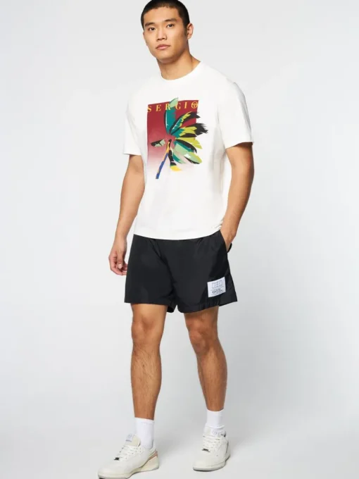 Matching Separates|Sergio Tacchini Palma T-Shirt- Gardenia