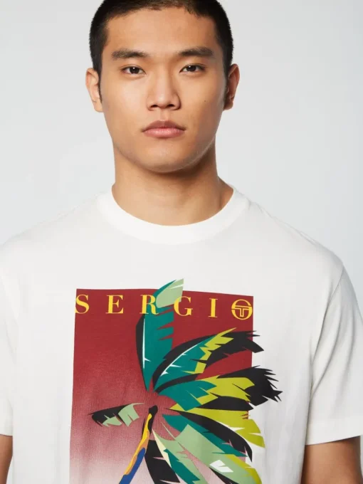 Matching Separates|Sergio Tacchini Palma T-Shirt- Gardenia