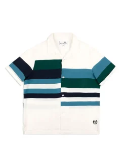 View All|Sergio Tacchini Pennellata Cabana Shirt- Gardenia/ Multi