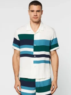 View All|Sergio Tacchini Pennellata Cabana Shirt- Gardenia/ Multi