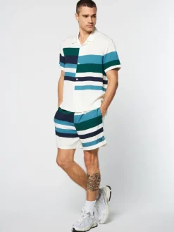 View All|Sergio Tacchini Pennellata Cabana Shirt- Gardenia/ Multi