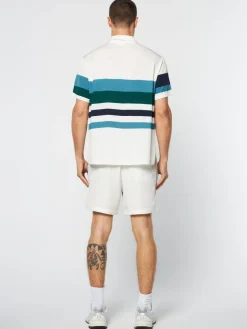 View All|Sergio Tacchini Pennellata Cabana Shirt- Gardenia/ Multi