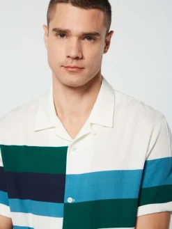 View All|Sergio Tacchini Pennellata Cabana Shirt- Gardenia/ Multi