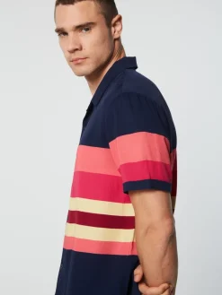 Matching Separates|Sergio Tacchini Pennellata Cabana Shirt- Maritime Blue/ Multi