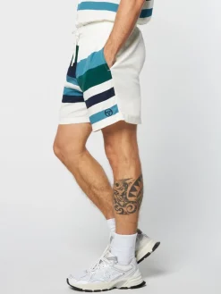 Shorts And Swim|Sergio Tacchini Pennellata Short- Gardenia/ Multi