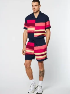 View All|Sergio Tacchini Pennellata Short- Maritime Blue/ Multi