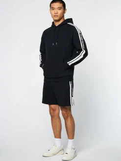Sweatshirts And Hoodies|Sergio Tacchini Pereto Tape Hoodie- Black Beauty