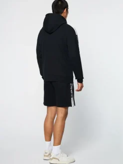Sweatshirts And Hoodies|Sergio Tacchini Pereto Tape Hoodie- Black Beauty