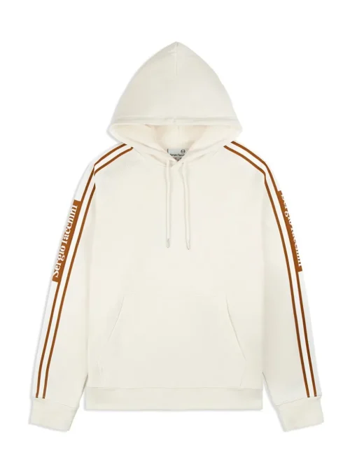 Sweatshirts And Hoodies|Sergio Tacchini Pereto Tape Hoodie- Gardenia