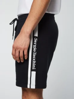 View All|Sergio Tacchini Pereto Tape Short- Black Beauty