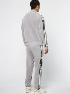 Velour|Sergio Tacchini Pereto Velour Track Jacket- Sleet