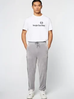 Pants And Sweatpants|Sergio Tacchini Pereto Velour Track Pant- Sleet