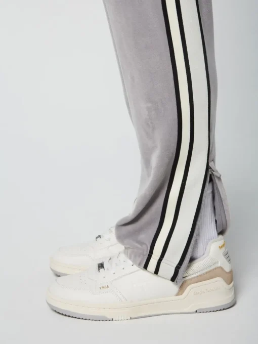 Pants And Sweatpants|Sergio Tacchini Pereto Velour Track Pant- Sleet