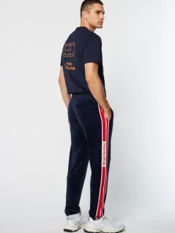 Velour|Sergio Tacchini Pereto Velour Track Pant- Maritime Blue