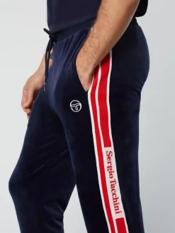 Velour|Sergio Tacchini Pereto Velour Track Pant- Maritime Blue
