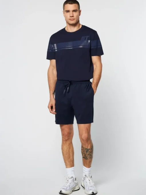 Shorts And Swim|Sergio Tacchini Perforata Short- Maritime Blue