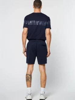 Shorts And Swim|Sergio Tacchini Perforata Short- Maritime Blue