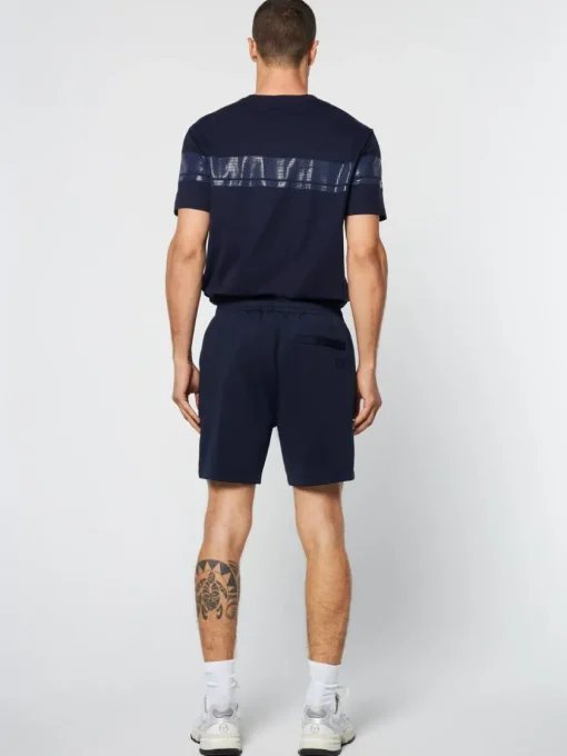 Shorts And Swim|Sergio Tacchini Perforata Short- Maritime Blue