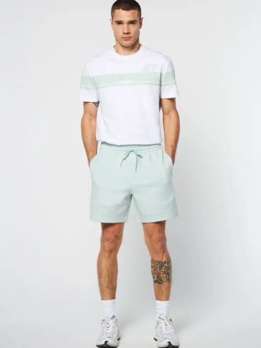 For The Court|Sergio Tacchini Perforata Short- Surf Spray