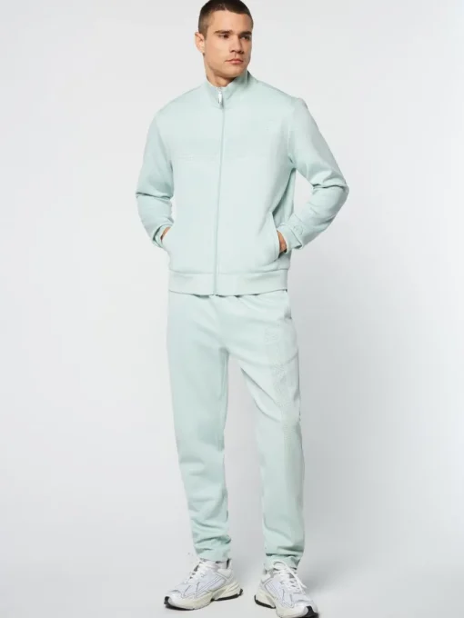 View All|Sergio Tacchini Perforata Track Jacket- Surf Spray