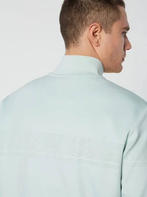 View All|Sergio Tacchini Perforata Track Jacket- Surf Spray