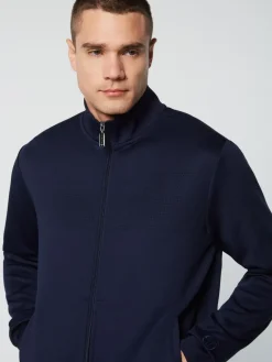 For The Court|Sergio Tacchini Perforata Track Jacket-Maritime Blue