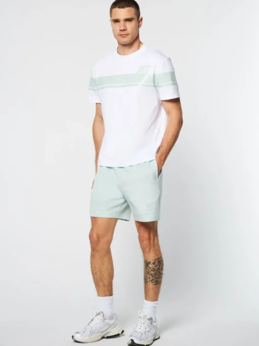 T-Shirts|Sergio Tacchini Perforata T-Shirt- Surf Spray